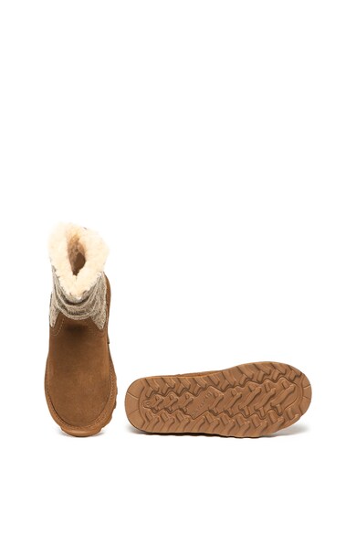 BEARPAW Ghete de piele intoarsa si tricot, rezistente la apa Virginia Femei