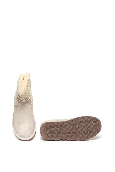 BEARPAW Ghete de piele intoarsa si tricot, rezistente la apa Virginia Femei