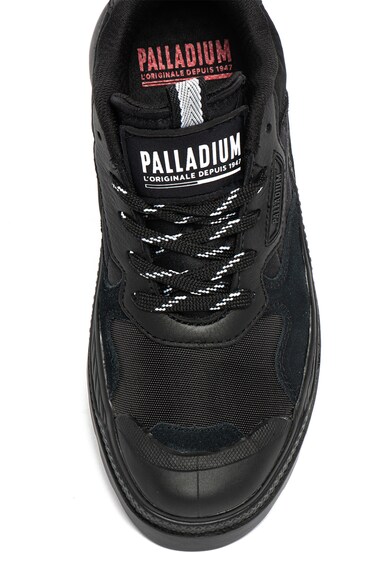 Palladium Pantofi sport unisex, cu garnituri de piele intoarsa Pallakix 90 Femei