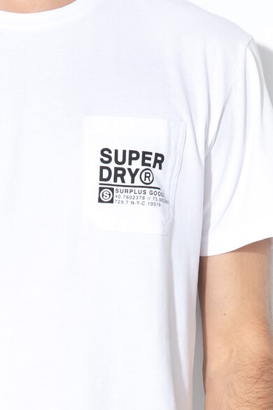 SUPERDRY Tricou cu buzunar pe piept Barbati