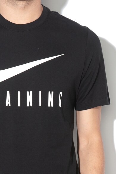 Nike Tricou cu imprimeu logo, realizat cu Dri-Fit, pentru antrenament Barbati