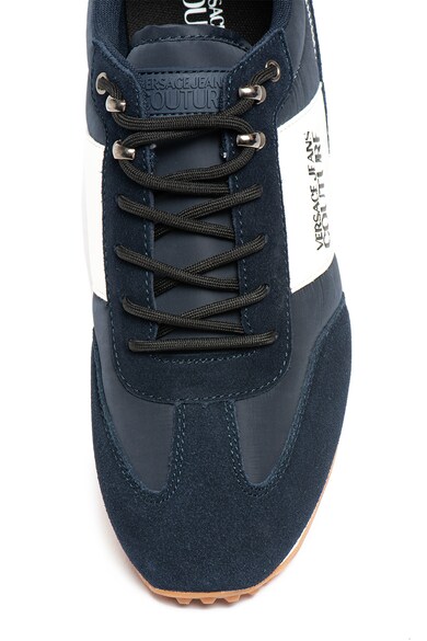 Versace Jeans Couture Pantofi sport cu garnituri din piele si piele intoarsa Barbati