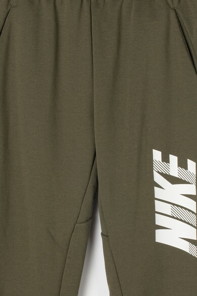 Nike Pantaloni sport cu Dri-Fit si imprimeu logo, pentru antrenament Baieti