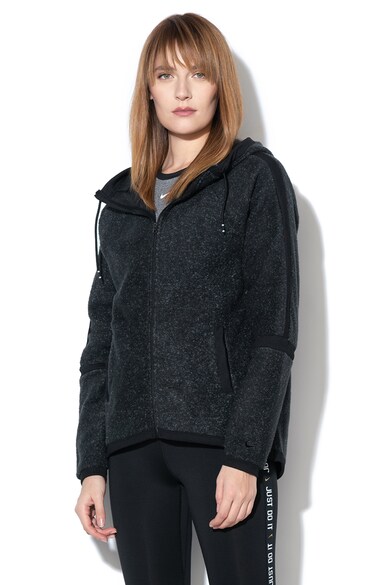 Nike Hanorac lejer din fleece, pentru fitness Therma Femei