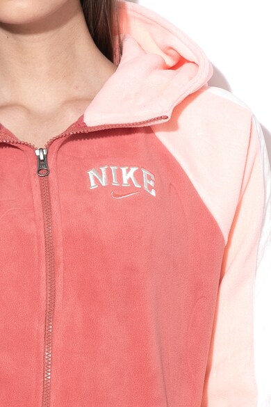 Nike Colorblock kapucnis polárpulóver női