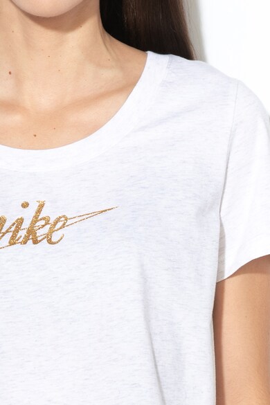 Nike Tricou cu logo stralucitor Femei