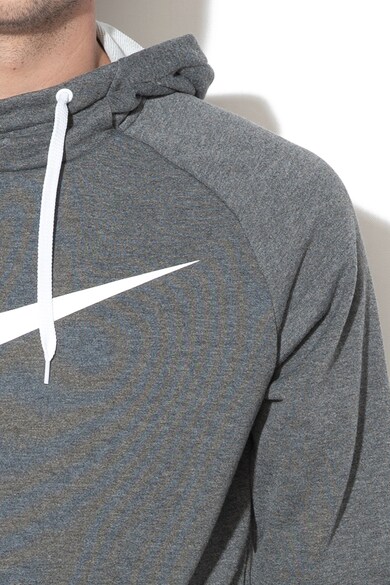 Nike Hanorac cu imprimeu logo si buzunar kangaroo Swoosh DRI-FIT Barbati