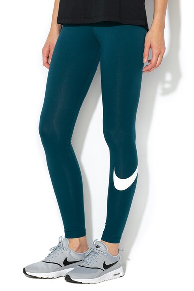 Nike Magas derekú fitneszleggings logós derékrésszel női