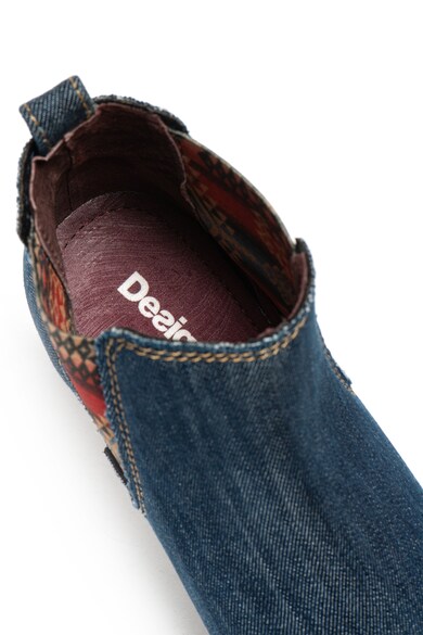 DESIGUAL Ghete Chelsea cu aspect de denim Charly Femei