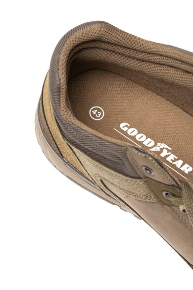 Goodyear Műbőr sneaker nyersbőr hatású betétekkel férfi
