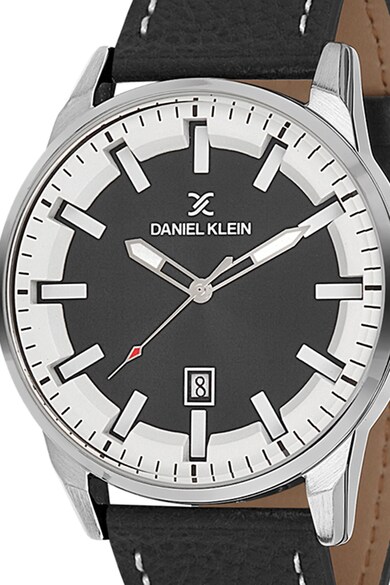 DANIEL KLEIN Ceas quartz cu o curea de piele si cusaturi contrastante Barbati