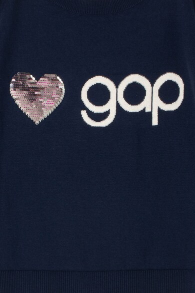 GAP Pulover cu logo si paiete reversibile Fete