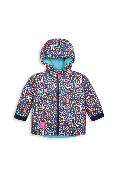 JoJo Maman Bebe Jacheta reversibila cu captuseala de fleece Fete