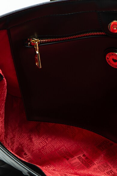 Love Moschino Shopper fazonú steppelt műbőr táska logóval női