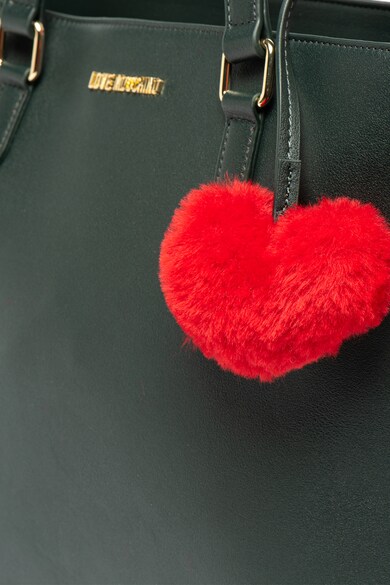 Love Moschino Shopper fazonú műbőr táska levehető bojtokkal női
