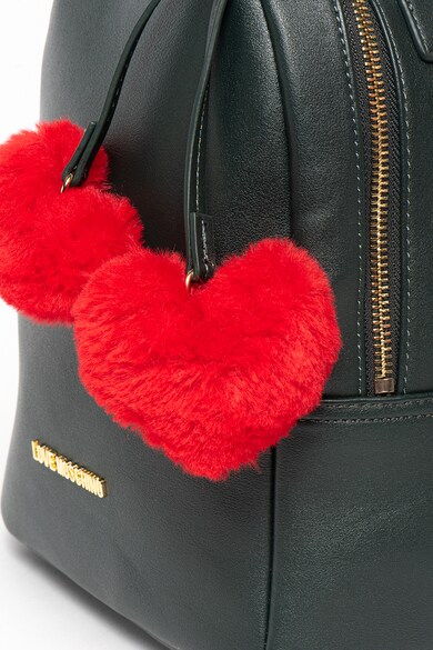 Love Moschino Rucsac mic de piele ecologica cu ciucuri detasabili Femei