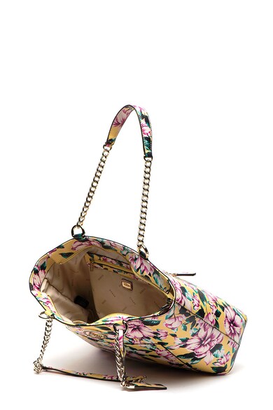 GUESS Geanta shopper de piele ecologica, cu imprimeu floral Landon Femei