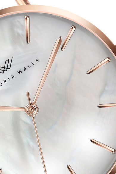 Victoria Walls Овален аналогов часовник със седеф на циферблата Жени