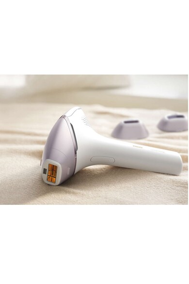 Philips Epilator IPL  Lumea Prestige BRI954/00, Senzor Smartskin, 250.000 impulsuri, accesoriu fata, corp, axila si inghinal, Argintiu/Alb Femei