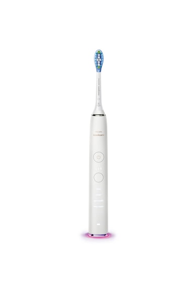 Philips Sonicare Periuta electrica  DiamondClean Smart HX9901/03, 4 moduri, 1 capat de periere, Numar de miscari/minut 62000, 1 pahar si 1 baza cu rol de incarcare si suport, Alb Femei