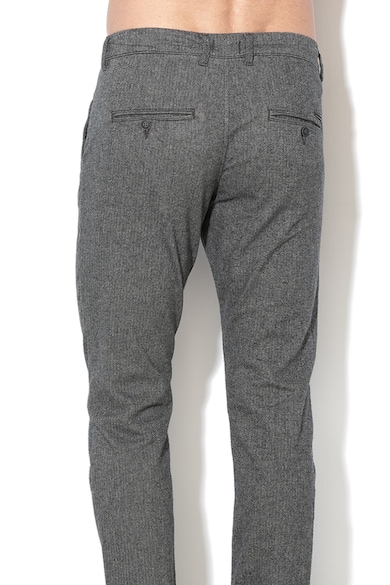 Jack & Jones Pantaloni chino slim fit, cu model herringbone Marco Barbati