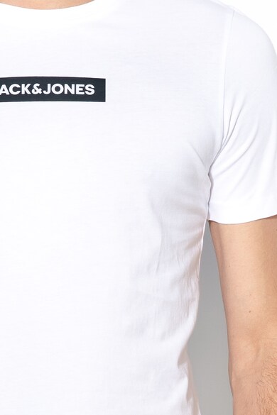 Jack & Jones Tricou slim fit cu imprimeu logo pe piept New Barbati