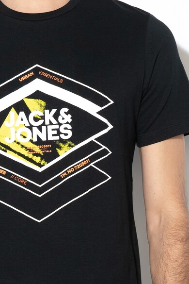 Jack & Jones Tricou slim fit cu imprimeu logo Pix, Barbati