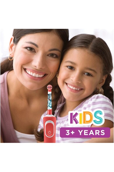 Oral-B Set Periuta de dinti electrica copii + Travel Case Oral B Vitality D100 Fete