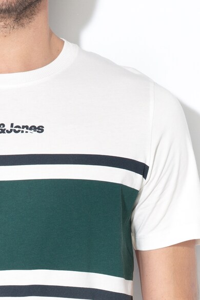 Jack & Jones Tricou slim fit cu model in dungi Caine Barbati