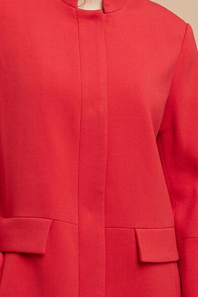 Fiorella Rubino gyenes fazonú kabát mao gallérral női