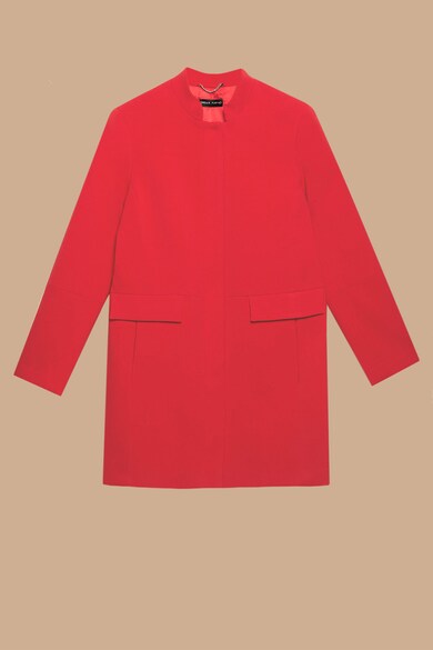 Fiorella Rubino gyenes fazonú kabát mao gallérral női