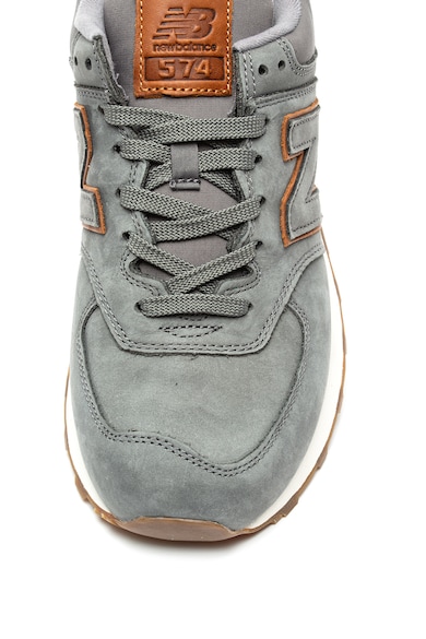 New Balance Pantofi sport de piele nabuc 574 Barbati