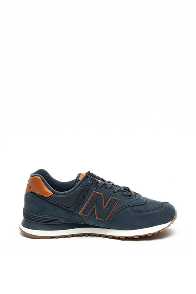 New Balance Pantofi sport de piele nabuc si piele 574 Barbati