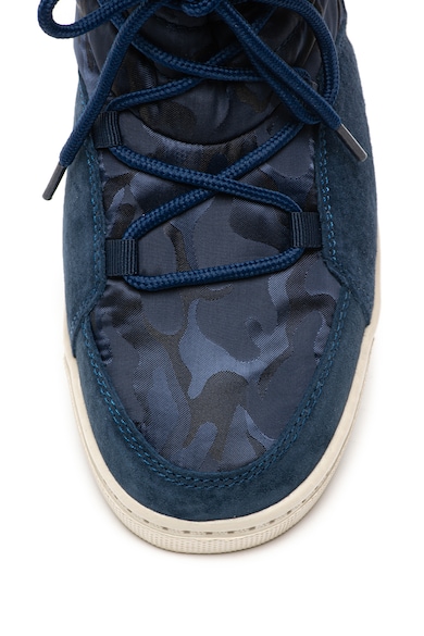 Pepe Jeans London Ghete de piele intoarsa cu insertii din material textil Roxy Fun Femei