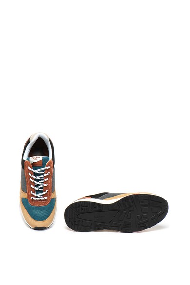 Pepe Jeans London Pantofi sport cu insertii de piele nabuc Harlow Femei