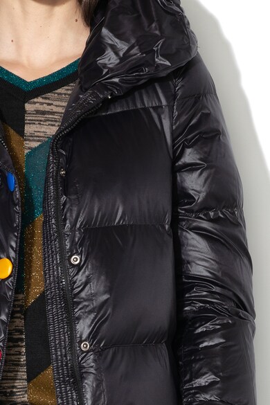 United Colors of Benetton Pihével bélelt télikabát magas gallérral női