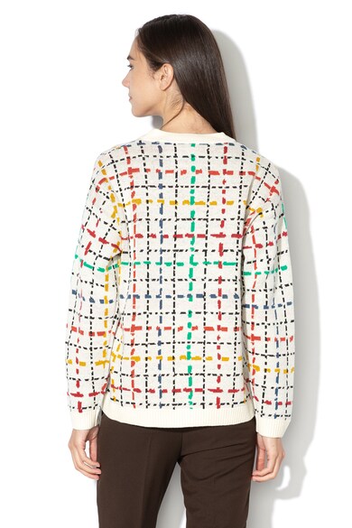 United Colors of Benetton Gyapjútartalmú pulóver rajzfilmes mintával női