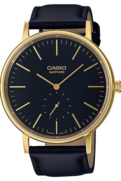 Casio Ceas analog unisex cu o curea de piele Barbati