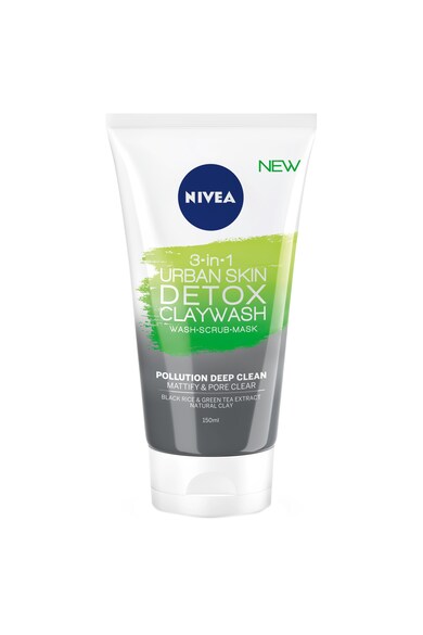 Nivea Crema de curatare  Urban Skin Detox 3-in-1 Clay Wash, 150 ml Femei