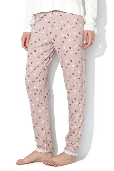 Undercolors of Benetton Pantaloni de pijama, cu imprimeu si talie elastica Femei