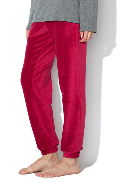 Undercolors of Benetton Pantaloni sport de casa, din fleece Femei