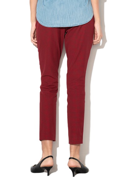 GAP Pantaloni crop cu model houndstooth Femei