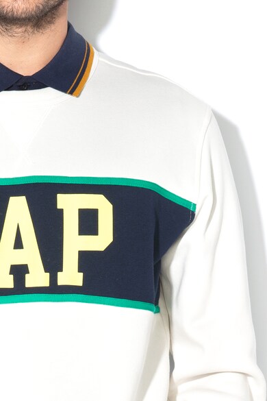 GAP Bluza sport cu decolteu la baza gatului si imprimeu logo 000528045 Barbati