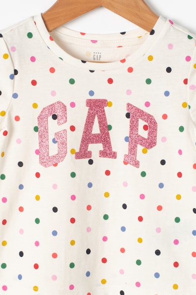 GAP Tricou cu imprimeu si insertii stralucitoare Fete