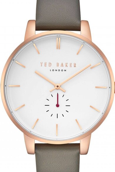 Ted Baker Ceas analog rotund, cu o curea de piele Femei