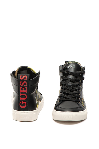 GUESS Középmagas szárú sneaker bőrbetétekkel férfi