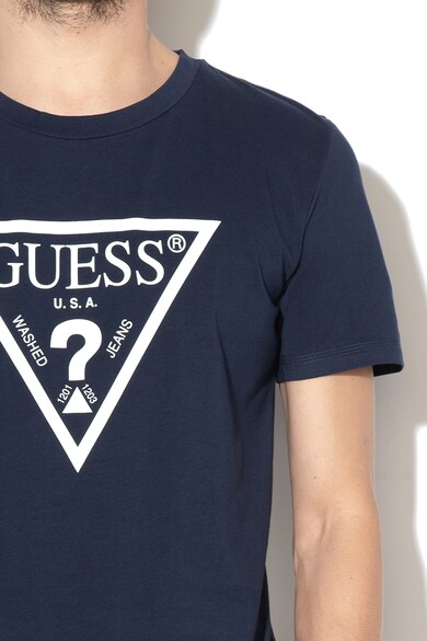 GUESS Tricou de casa cu detaliu logo 7 Barbati