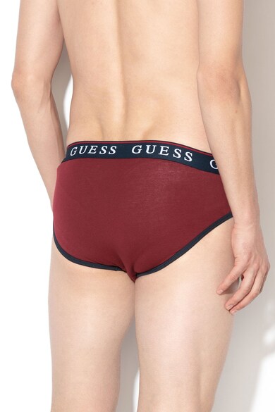 GUESS Set de chiloti cu banda logo in talie, 3 perechi Barbati