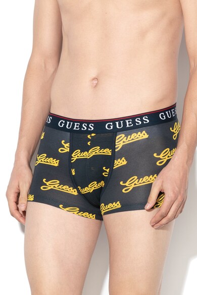 GUESS Set de boxeri cu banda logo in talie - 3 perechi Barbati