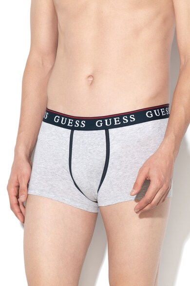 GUESS Set de boxeri cu banda logo in talie - 3 perechi Barbati